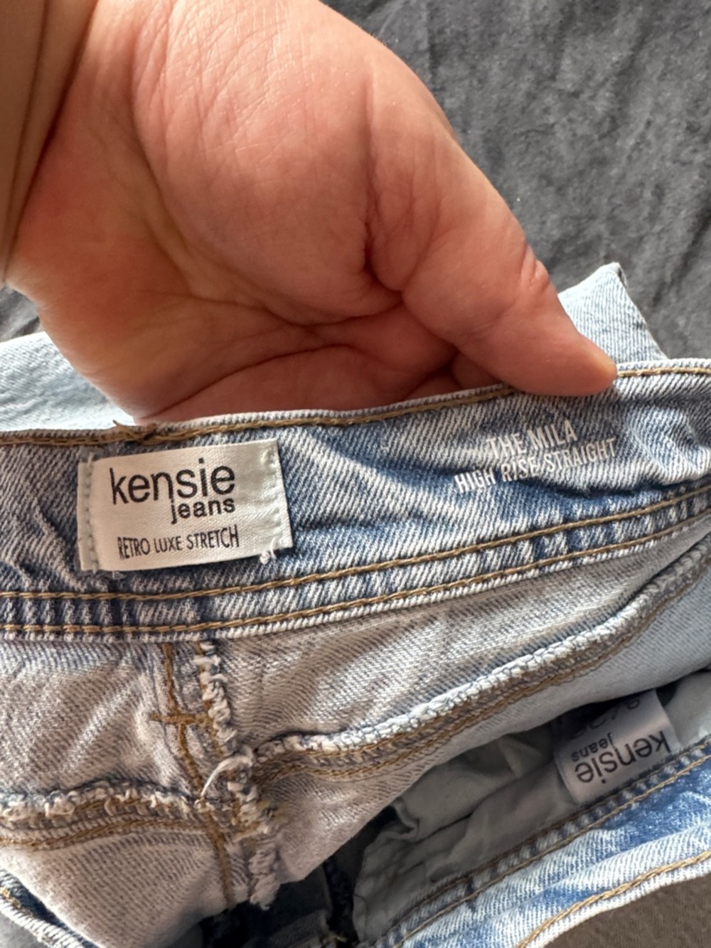 Kensie THE Mila Light Blue Retro Luxe Stretch Jeans